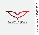 bat logo animal and vector ... | Shutterstock .eps vector #2154822513