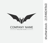bat logo animal and vector ... | Shutterstock .eps vector #2154824563