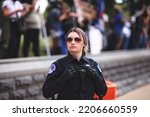 Small photo of Washington D.C. Police (Metro PD) Separate Protesters and Reactionaries | 24 Sep 2022