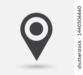 location pin icon check in... | Shutterstock .eps vector #1440506660