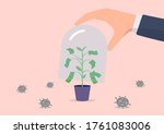 economic recovery and... | Shutterstock .eps vector #1761083006