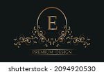 elegant floral logo with a... | Shutterstock .eps vector #2094920530