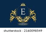 exquisite monogram with the... | Shutterstock .eps vector #2160098549