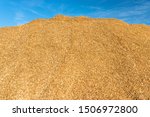 A Large Pile Of Wood Chips...