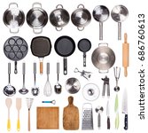 Kitchen utensils isolated on...