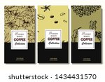 coffee illustration on label... | Shutterstock .eps vector #1434431570