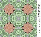 kaleidoscopic ornamental pattern | Shutterstock . vector #379309036