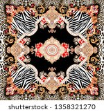 Baroque Pattern With Animal...