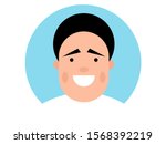 vector illustration of a happy... | Shutterstock .eps vector #1568392219