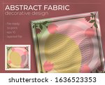 abstract fabric decorative... | Shutterstock .eps vector #1636523353