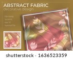 abstract fabric decorative... | Shutterstock .eps vector #1636523359