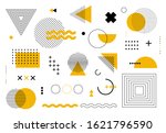 geometric abstract elements... | Shutterstock .eps vector #1621796590