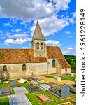 Small photo of Reilly, France - april 3 2017 : the saint Aubin church
