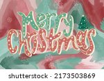 background for a merry... | Shutterstock .eps vector #2173503869