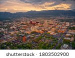 Aerial View Of Colorado Springs ...