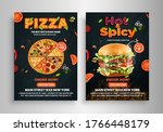 pizza   fast food  flyer poster ... | Shutterstock .eps vector #1766448179