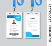 simple business id card design... | Shutterstock .eps vector #1920431219
