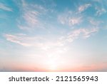 Sky background on sunset. Nature abstract composition.Beautiful sky with cloud before sunset.blue sky clouds, summer skies, cloudy blue sky.