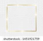 gold shiny glowing frame with... | Shutterstock .eps vector #1451921759