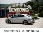 Small photo of Bentong,Malaysia-march,29,2022:The Toyota Vios is a subcompact car produced by the Japanese manufacturer Toyota, primarily for markets in the Asia-Pacific region since 2002.