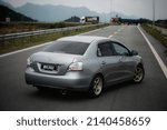 Small photo of Bentong,Malaysia-march,29,2022:The Toyota Vios is a subcompact car produced by the Japanese manufacturer Toyota, primarily for markets in the Asia-Pacific region since 2002.