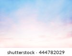 Pastel gradient blurred sky,sunset background. Soft focus sunshine bright peaceful morning summer. Rays light clean beach outdoor with abstract  bokeh smooth. Open view relax landscape spring cloud.