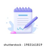 copywriting  writing icon.... | Shutterstock .eps vector #1983161819