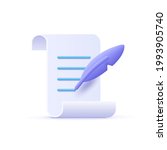 copywriting  writing icon.... | Shutterstock .eps vector #1993905740