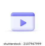 video player  web page  play... | Shutterstock .eps vector #2107967999