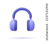 wireless headphones   over ear... | Shutterstock .eps vector #2137131943
