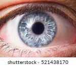 Human eye close-up detail