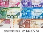 Small photo of Kenyan money - shilling a business background