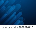abstract dark blue geometric... | Shutterstock .eps vector #2038974413