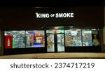 Small photo of Lynchburg, Virginia USA - October 13, 2023: A shop catering to those who stubbornly insist on using tobacco despite the health risks.