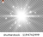 white beautiful light explodes... | Shutterstock .eps vector #1194742999