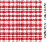Red And White Scottish Woven...