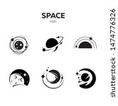 set of space emblems  space... | Shutterstock .eps vector #1474776326