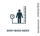 Body Mass Index Icon. Simple...