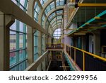 modern university architecture indoor, University of Waterloo, Canada