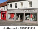 Small photo of BEVERLEY, EAST YORKSHIRE, UK : 14 FEBRUARY 2019 : The front elevation and exterior of the Steamer Trading Cookshop retail outlet in Toll Gavel, Beverley