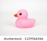 A Pink Rubber Duck On An...