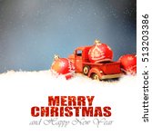  christmas decoration  family... | Shutterstock . vector #513203386