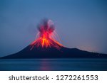Eruption of anak krakatau...