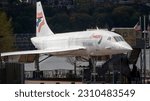 Small photo of 2023-04-20 New York USA British Airways Concorde registration: G-BOAD, on display at the Intrepid Sea, Air and Space museum in New York City.