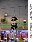 Small photo of Ho Chi Minh City, Vietnam - July 28 2022: PSY statue in a supermarket