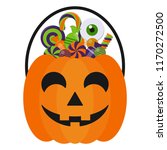 Halloween Candy Bucket And...