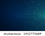 electronic circuit board close... | Shutterstock .eps vector #1922775689