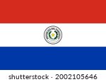 download flag of paraguay... | Shutterstock .eps vector #2002105646