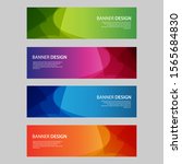 vector abstract design banner... | Shutterstock .eps vector #1565684830