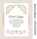 wedding invitation template.... | Shutterstock .eps vector #1948672540